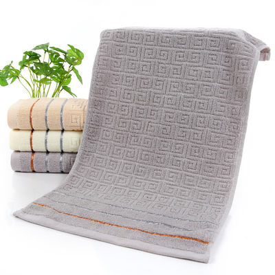 Witte plain gesmeed katoenen wasdoek baddoek absorberend 3-stuk geschenkdoos met teruggave geschenkdoos