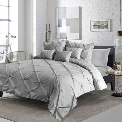 Microfiber Stof Dichtheid Comforter beddengoed Set 4 Pieces King Size Luxe Bedden