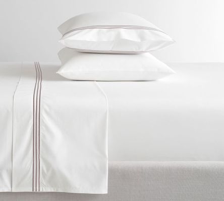 HotelHome 100% katoen geborduurde dekbed bedden set 4 stuk enkel dubbel koningin koning
