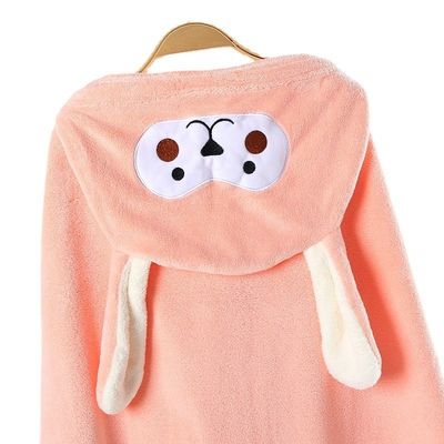 Foto-perfecte baby douche handdoek en hoed Set Jacquard Coral Velvet voor zachtheid