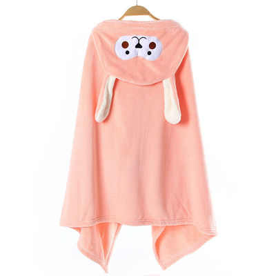 Foto-perfecte baby douche handdoek en hoed Set Jacquard Coral Velvet voor zachtheid