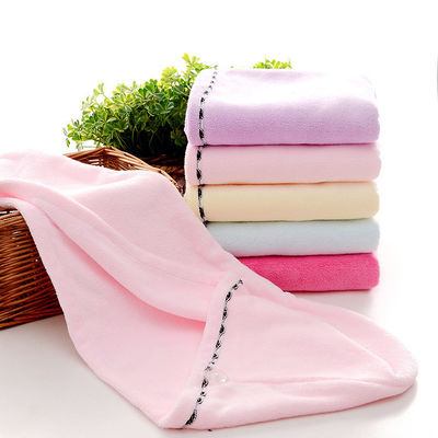Home Custom Logo Haar handdoek Microfiber Snel droog haar droog handdoek Wrap Turban