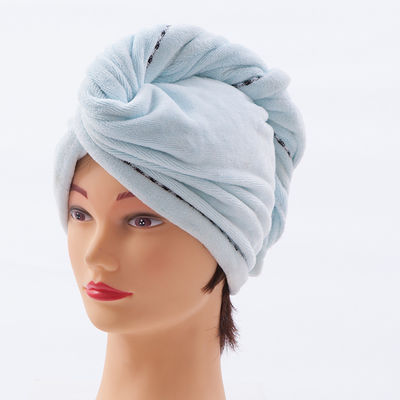 Home Custom Logo Haar handdoek Microfiber Snel droog haar droog handdoek Wrap Turban