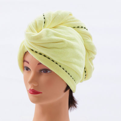 Home Custom Logo Haar handdoek Microfiber Snel droog haar droog handdoek Wrap Turban