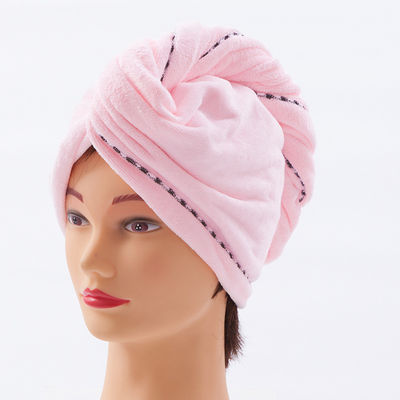 Home Custom Logo Haar handdoek Microfiber Snel droog haar droog handdoek Wrap Turban