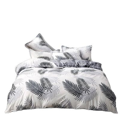 Polyesterstof 4 stukken beddengoed Set voor 1.2m Bed Wit Vijfsterren Hotel Bed Linnen