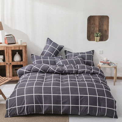 Polyesterstof 4 stukken beddengoed Set voor 1.2m Bed Wit Vijfsterren Hotel Bed Linnen