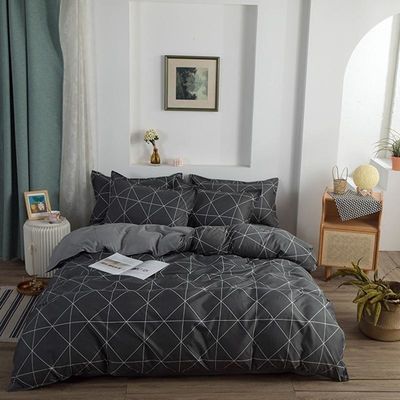 Polyesterstof 4 stukken beddengoed Set voor 1.2m Bed Wit Vijfsterren Hotel Bed Linnen