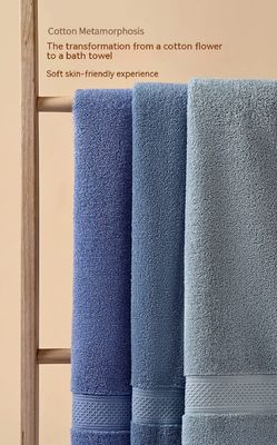 Zachte en pluche katoenen handdoeken voor een luxe badbeleving