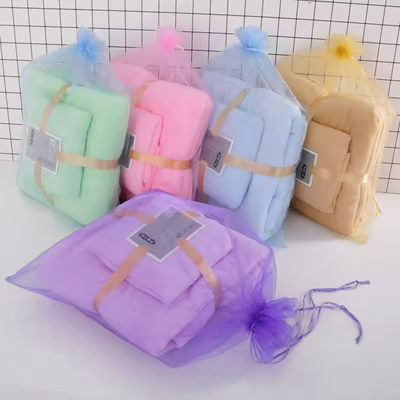 Alle leeftijdsgroepen Coral Fleece Bad Towel Set met voordeel van sterke wateropname