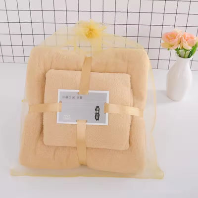 Alle leeftijdsgroepen Coral Fleece Bad Towel Set met voordeel van sterke wateropname