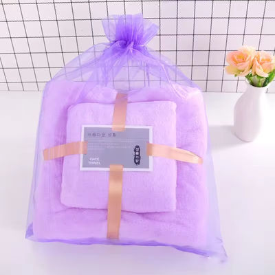Alle leeftijdsgroepen Coral Fleece Bad Towel Set met voordeel van sterke wateropname