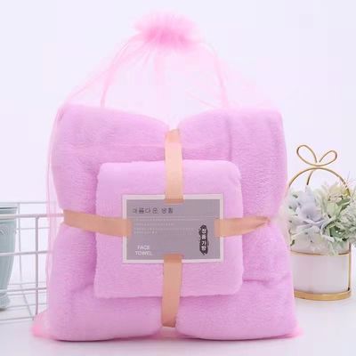 Nieuwheid Patroon Microfiber Handdoek Set Snelle drooging en vaste kleur voor snelle absorptie