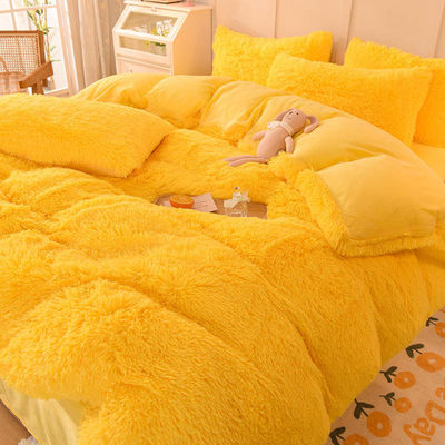 Alle groepen Regenboogkleur bont fluffig fluffig pluisig zacht beddengoed voor kinderen meisje