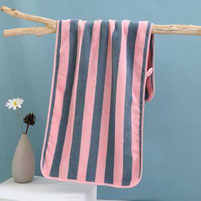 Verdikte Coral Velvet Beach Handdoek 32*32cm/ 35*75cm/ 70*140cm/ Op maat voor Hotelgasten