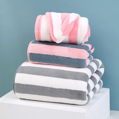 Verdikte Coral Velvet Beach Handdoek 32*32cm/ 35*75cm/ 70*140cm/ Op maat voor Hotelgasten