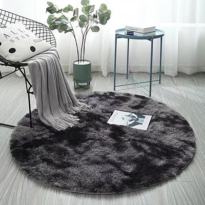 Home Zwakke cirkel tapijten voor kinderen Meisjes Tienerkamer Woonkamer Dier Print Patroon
