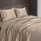 Gepersonaliseerde Satine lakens Bedden Set Twin Size 2 PCS Platte lakens met geweven ontwerp