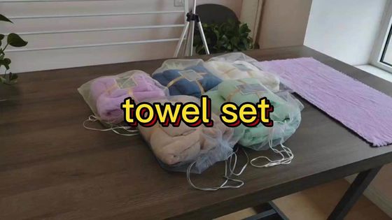 300 GSM Coral Fleece Face Bath Towel Set voor Home Hotel Spa van OEM fabrikanten