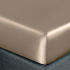 Gepersonaliseerde Satine lakens Bedden Set Twin Size 2 PCS Platte lakens met geweven ontwerp