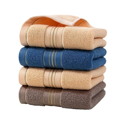 Verdikte geborduurde handdoek 35*75 cm Volwassenen absorberende huishoudelijke handdoek in puur katoen 32