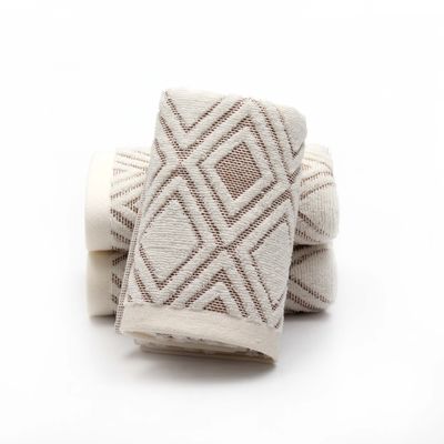 Verdikte en absorberende 100% puur katoenen gezichtshanddoek 34*74cm voor huishoudelijke volwassen douche