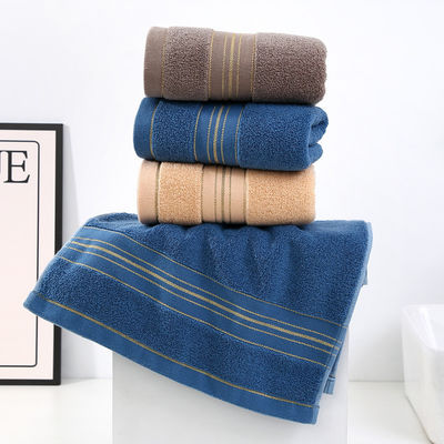 Zachte en absorberende donkere gouden zijde handdoek ideaal voor thuis snel droog bad hoofddoek