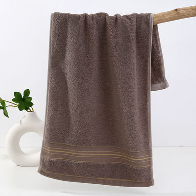 Zachte en absorberende donkere gouden zijde handdoek ideaal voor thuis snel droog bad hoofddoek