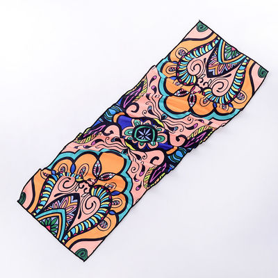 Trendy gedrukte sporthanddoeken met snel afkoelend ijs logo en 0,1 Jacquard stof
