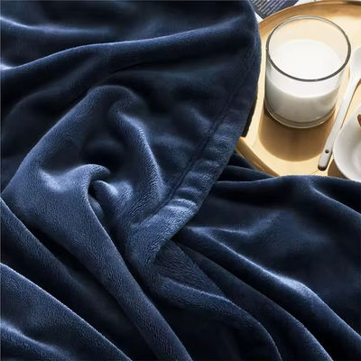 Superzachte microfiber flannel deken met Europese en Amerikaanse stijl constructie
