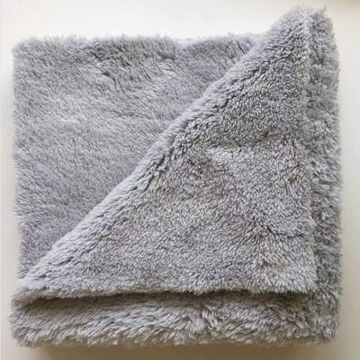 Gepersonaliseerde dikke pluche randeloze microvezel auto reiniging doek voor vliegtuig 16 x 16 Vierkante
