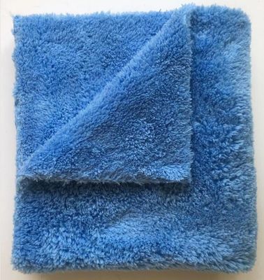 Gepersonaliseerde dikke pluche randeloze microvezel auto reiniging doek voor vliegtuig 16 x 16 Vierkante