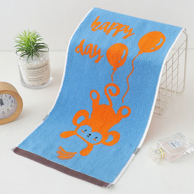 Custom logo kinder katoenen handdoek voor huishouden handen afvegen in de kleuter
