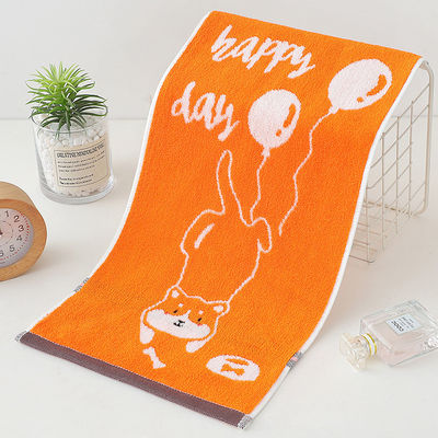 Custom logo kinder katoenen handdoek voor huishouden handen afvegen in de kleuter