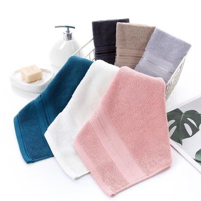 Verbeter je facial spa-ervaring met een 34*34cm solide kleur katoenen handdoek
