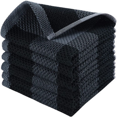 Zuivere katoenen wafel vierkante sjaals in aangepaste kleur 50g gekabelde absorberende sjaals