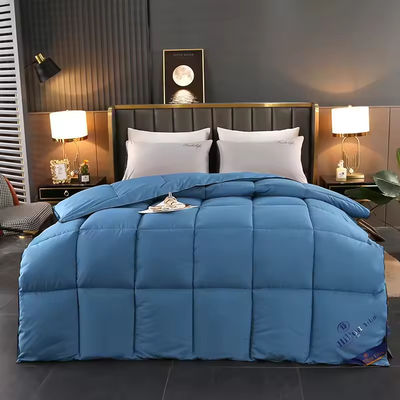 Home 100% Polyester Verdikte Warm 5 Star Hilton Hotel Textiel Volledig Dekbed Bettendeken