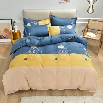 Custom kleur luxe 100% katoenen beddengoed dekbed beddengoed bedden set