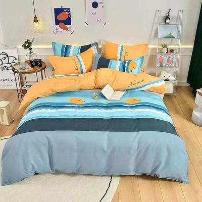 Custom kleur luxe 100% katoenen beddengoed dekbed beddengoed bedden set