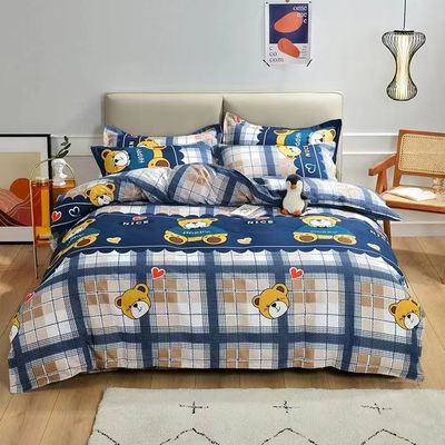 Custom kleur luxe 100% katoenen beddengoed dekbed beddengoed bedden set