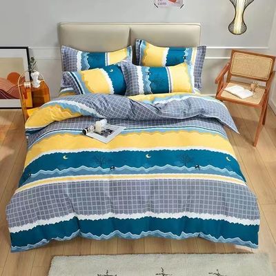 Custom kleur luxe 100% katoenen beddengoed dekbed beddengoed bedden set
