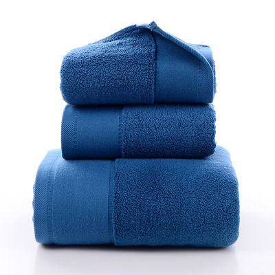 Verdicht puur katoenen doek Hotel gezicht handdoek Zachte absorberende niet-vergieten baddoek
