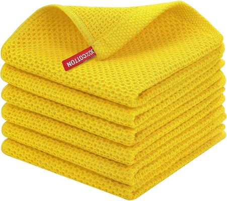 Home OEM Acceptabel Makkelijk schoon te maken keuken handdoek set met haak en wafels vierkant ontwerp