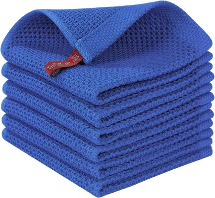 Home OEM Acceptabel Makkelijk schoon te maken keuken handdoek set met haak en wafels vierkant ontwerp