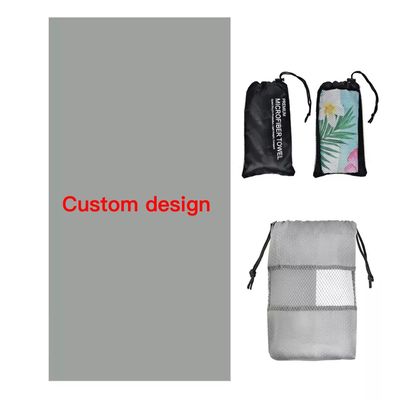 Absorberend Microfiber Strandhanddoek Custom Printed en Double-Sided Velvet voor Strandplezier