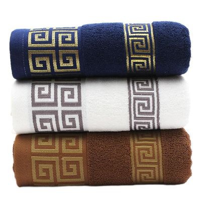 Klantenlogo Snelle drooghanddoek Donkere kleur Jacquard Baddoek Geschenk Set voor huishouden