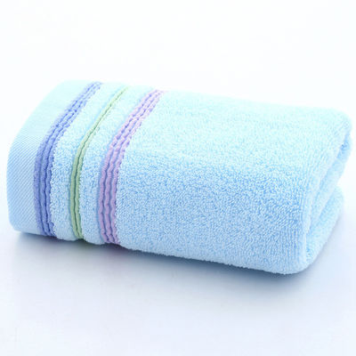 100% katoenen multicolore Dobby handdoek voor zacht en absorberend bad