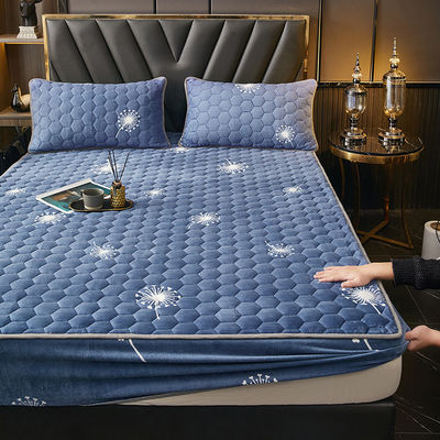 Warm luxe beddengoed set 3 stuks melk fluweel bedspread coverlet met aangepaste kleur