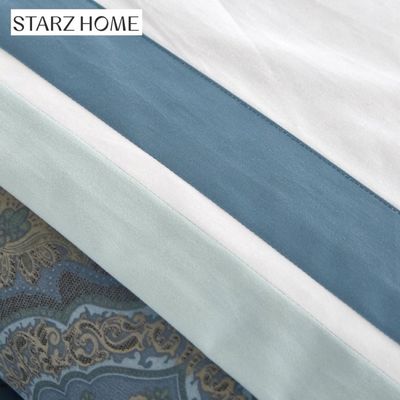 King Size 4 Piece Bedden Set Gemaakt van 100% katoen Vierdelige set voor bruiloft