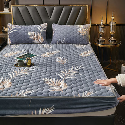Warm luxe beddengoed set 3 stuks melk fluweel bedspread coverlet met aangepaste kleur